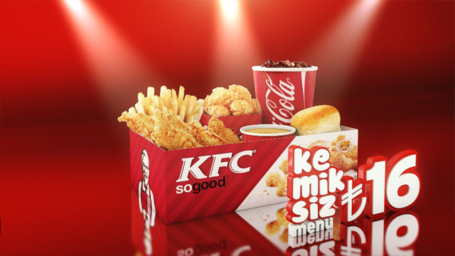 KFC " KEMİKSİZ MENÜ "