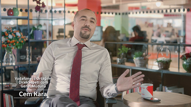 Vodafone " İş Ortağım Çiçek Sepeti"